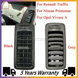 Heating Grille Diffuser Center Panel For Renault Trafic Opel Vauxhall Vivaro Nissan Primastar dash air vent Black Grey 01-14