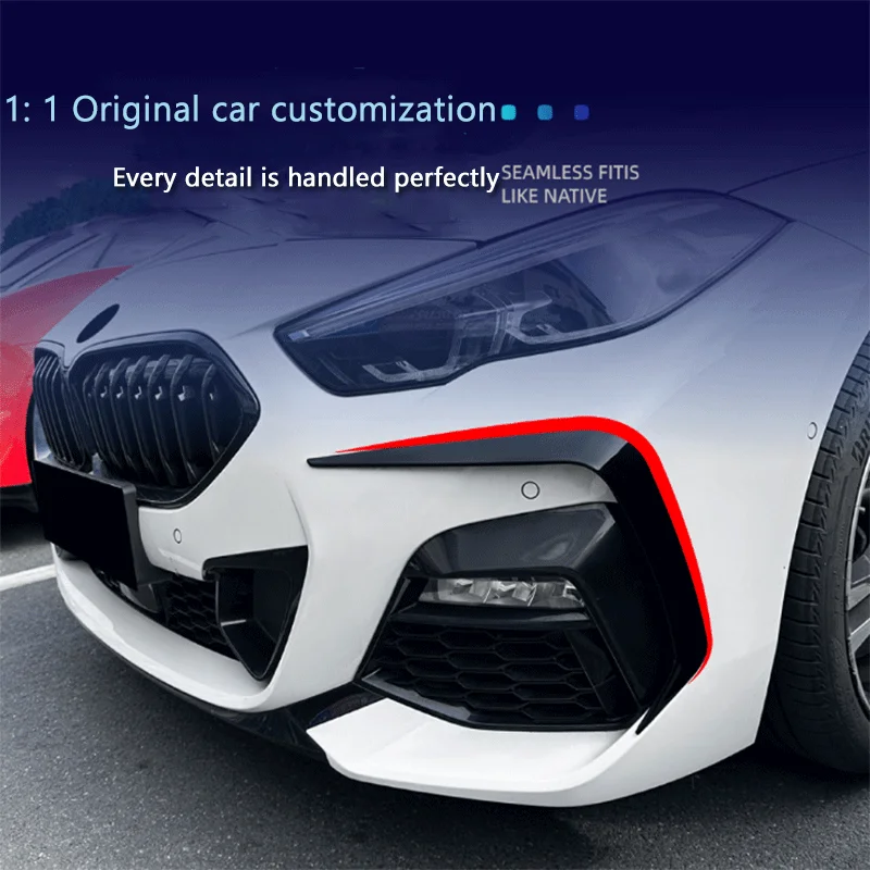 

Подходит для BMW 2 серии F44 M Sport 2020-2024, передний воздушный нож, вентиляционная наклейка, модификация, детали