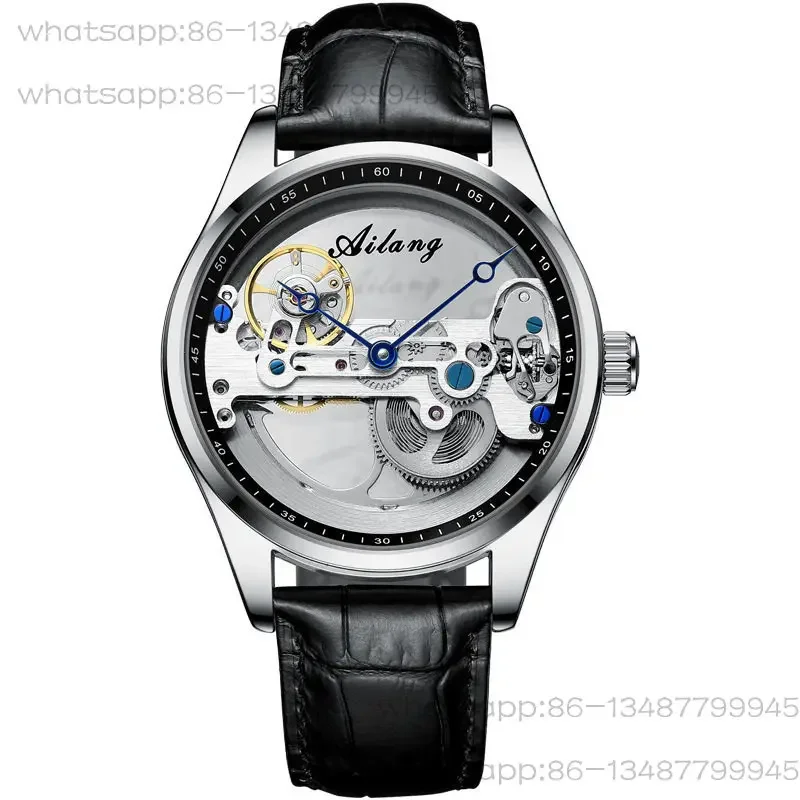 

New Automatic Hollow Mechanical Watch Men's Korean Version Fashionable Waterproof Men's Mechanical Watch Tide
