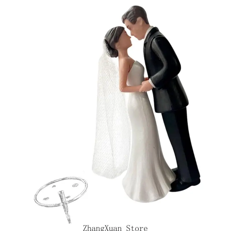 Kunststoff-Kuchendekoration, Hochzeitstortenaufsätze für formelle Anlässe, Partys, 3 x – Detail 7