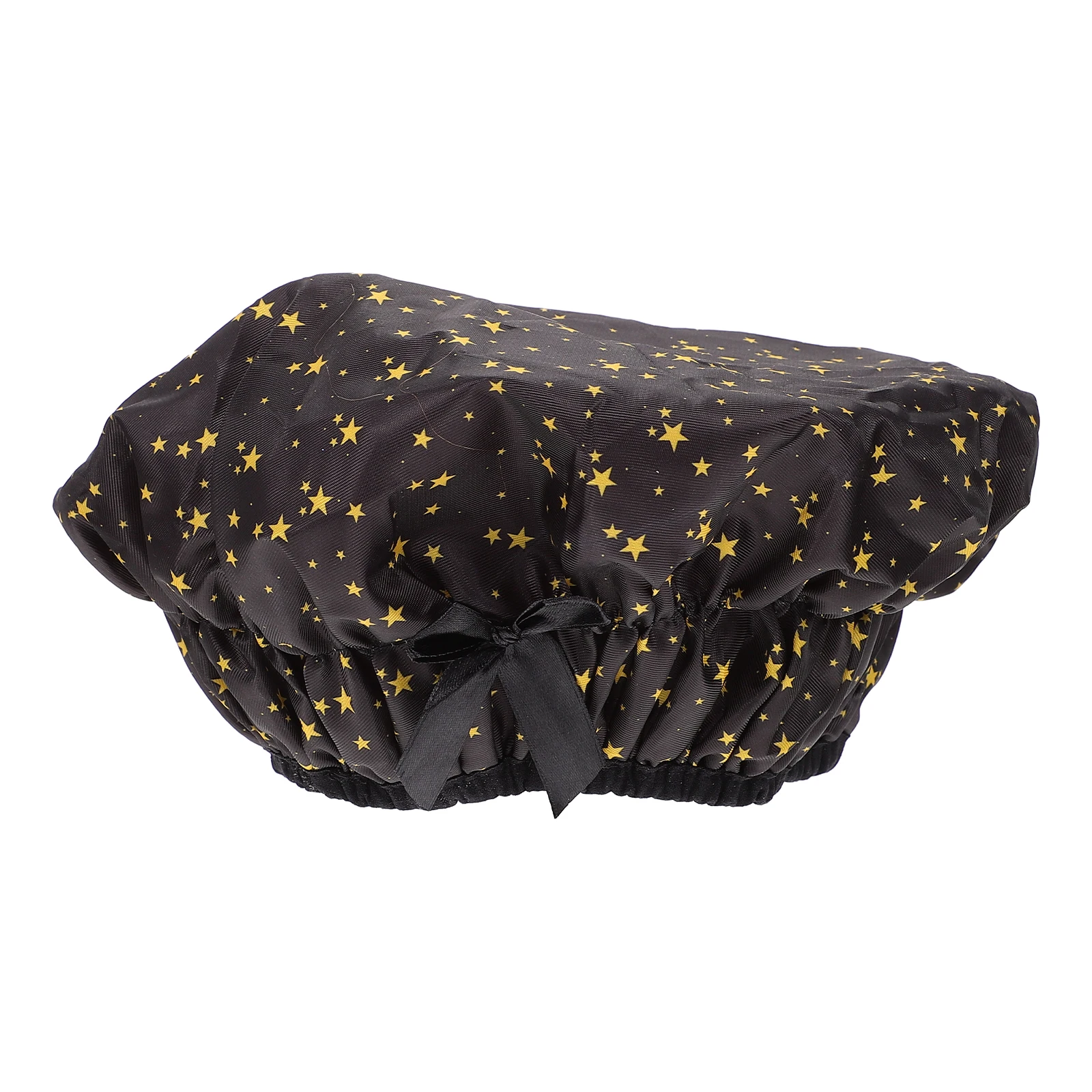 

Waterproof Shower Cap Bath Bonnet for Hair Bathing Oxford Cloth Caps Women Hat Miss