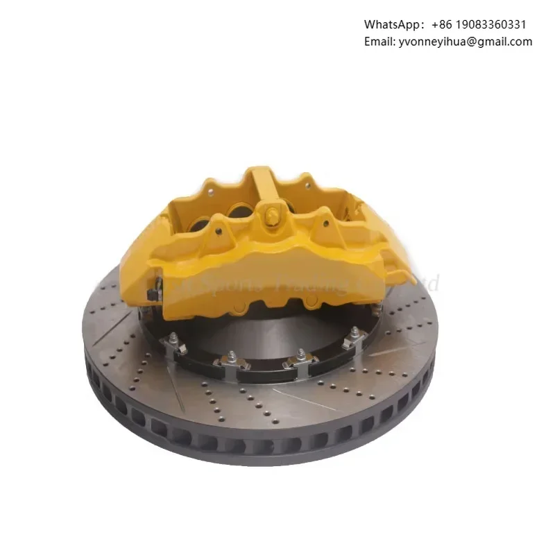 

8 Pistons GT8 Big Brake Caliper Kits Universal Iron Brake Disc Brake Pads Hose Suitable For Racing BMW Audi Tesla