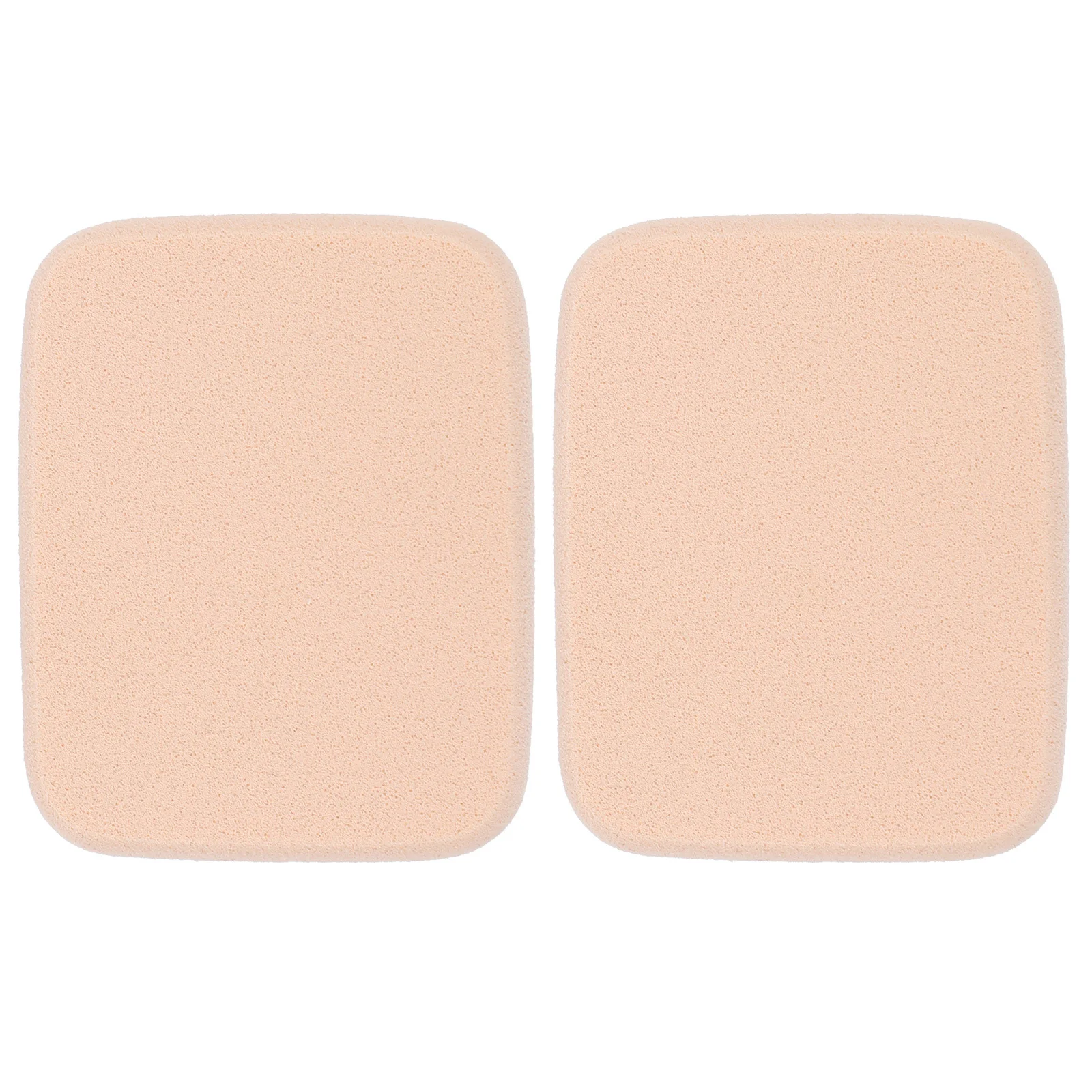 พัฟแต่งหน้า 2 ชิ้น พร้อมกล่องพกพา ฟองน้ำแต่งหน้าคุณภาพพรีเมียมสำหรับรองพื้นแบบแป้งพัฟ เครื่องมือสำหรับทาแป้งพัฟ