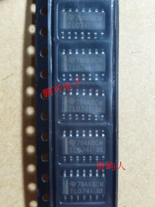 Free shipping  TL074I TL074IDR TL074 IC MM3.9 SOP-14   10PCS