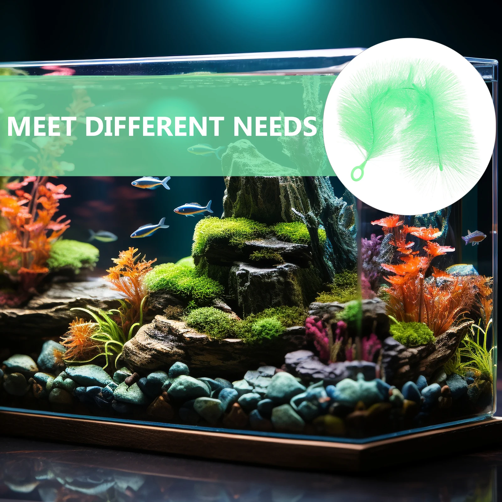 

Aquaculture Fish Nest Egg Hatching Brush Aquatic Decoration Plant Tank Breeding Bristle Aquarium Nourish