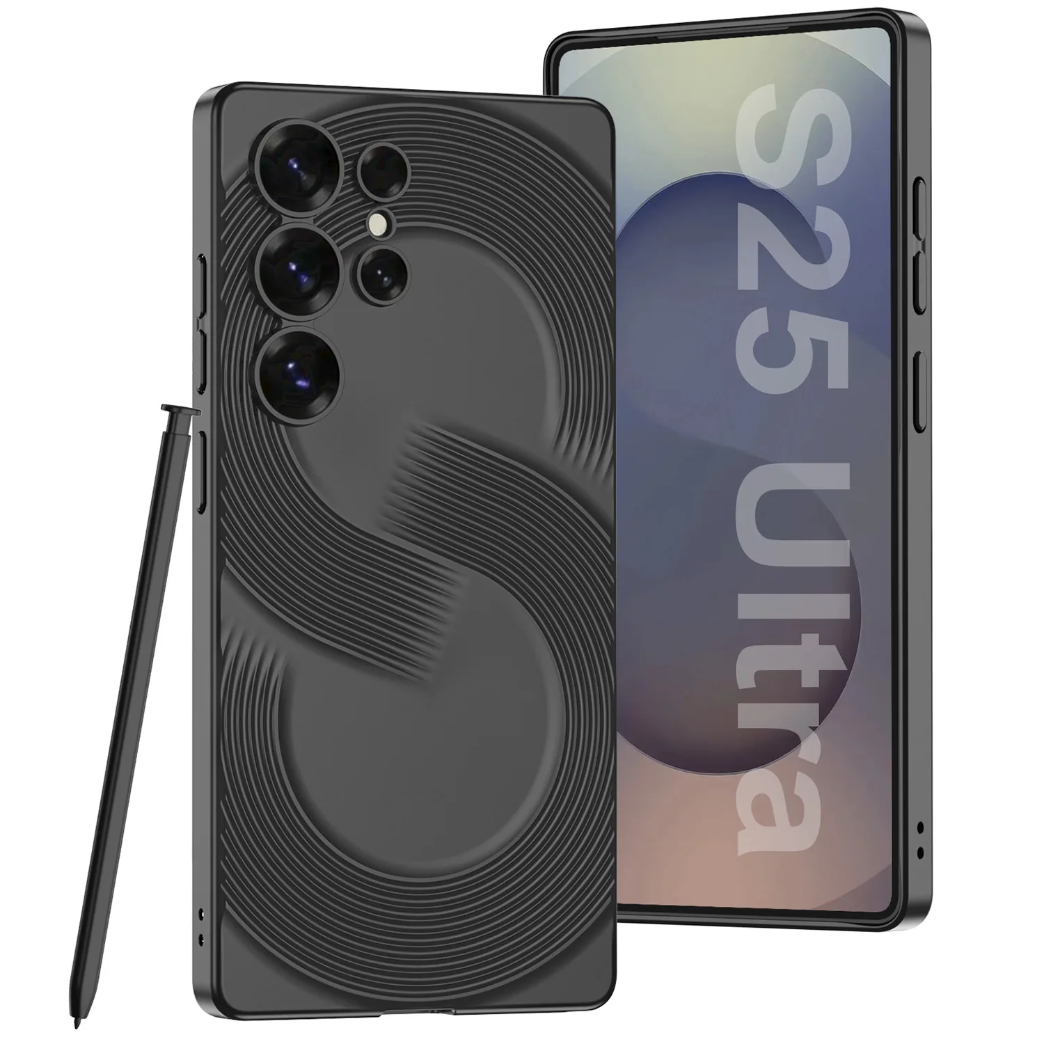 

Противоударный силиконовый чехол-броня для Samsung Galaxy S25 Ultra, тонкий, военного класса защиты