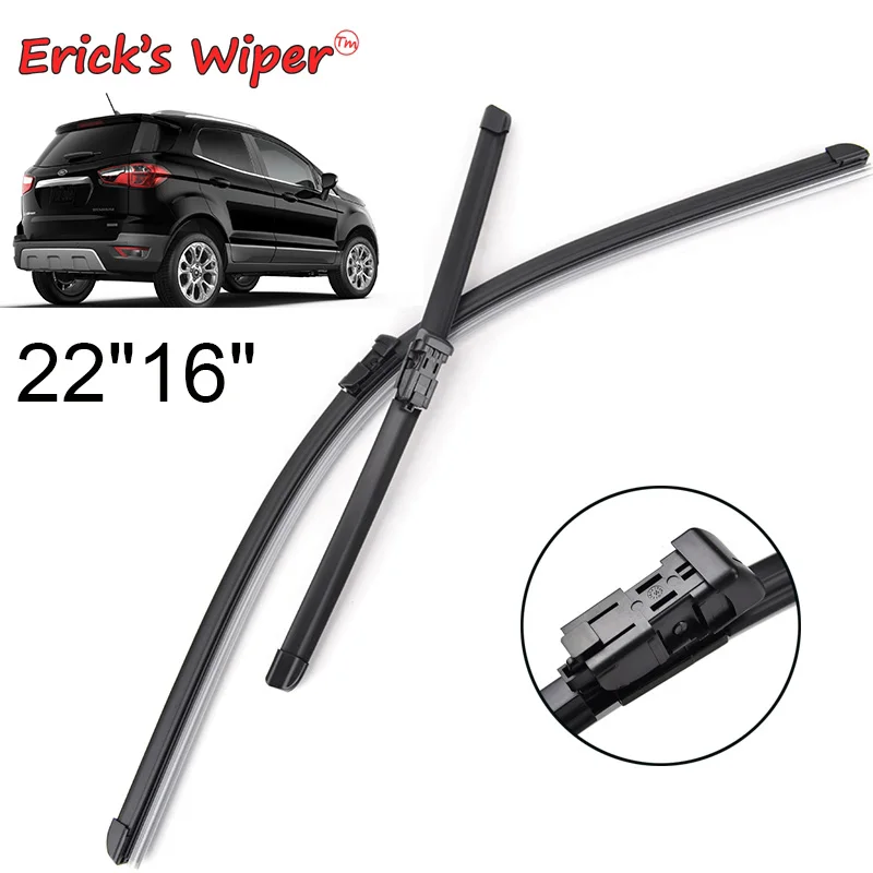 Erick\'s Wiper LHD Front Wiper Blades For Ford Ecosport MK2 II 2018 - 2023 Windshield Windscreen Window Car Rain Brushes 22\