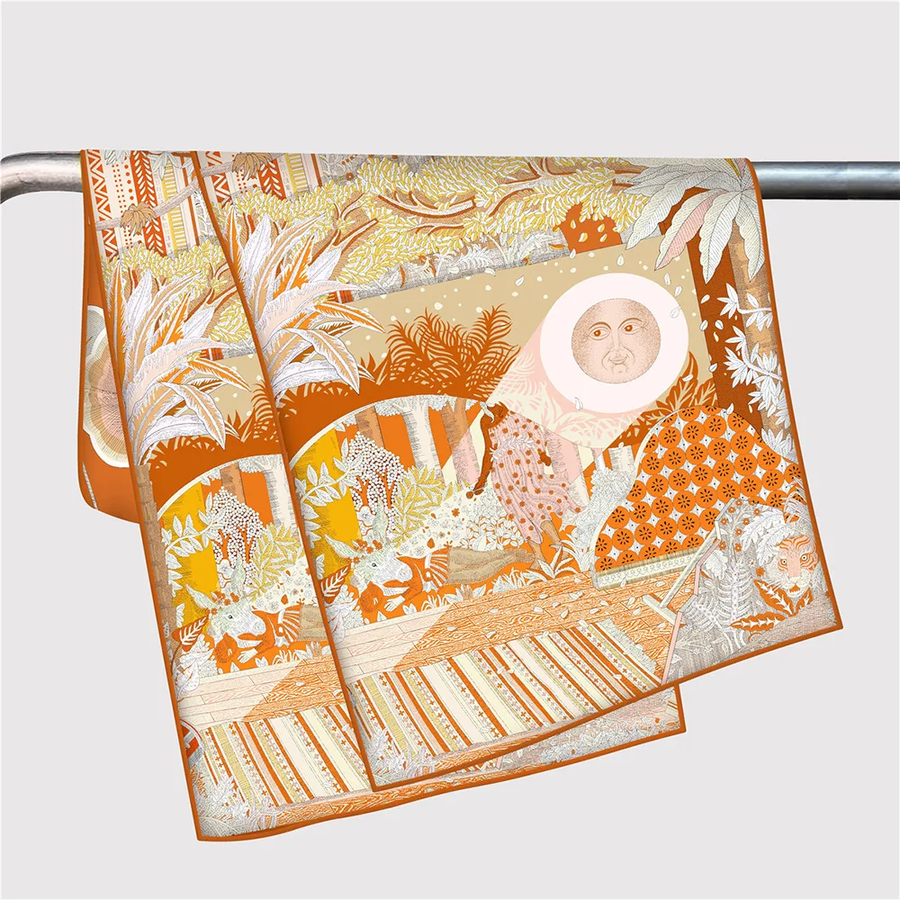 

Летний саржевый шарф, женские длинные шали, скрученные вручную шали, женская весенняя сумка, аксессуары для шеи, рождественский подарок для влюбленных, 150 см, 40 см