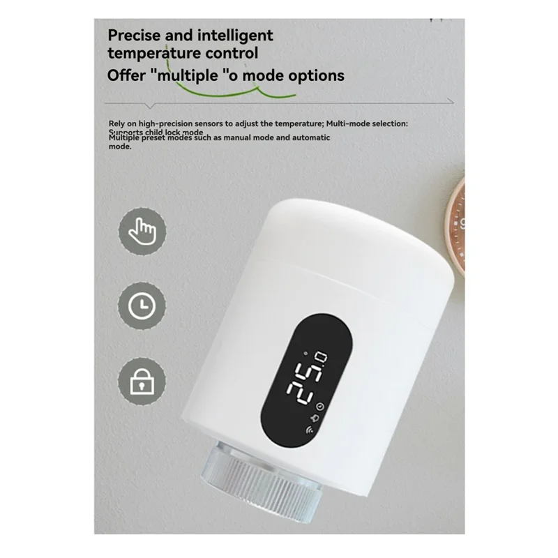 

B29C-Tuya Smart Zigbee 3.0 Термостат радиатора Термостатический клапан радиатора TRV Программируемый регулятор температуры