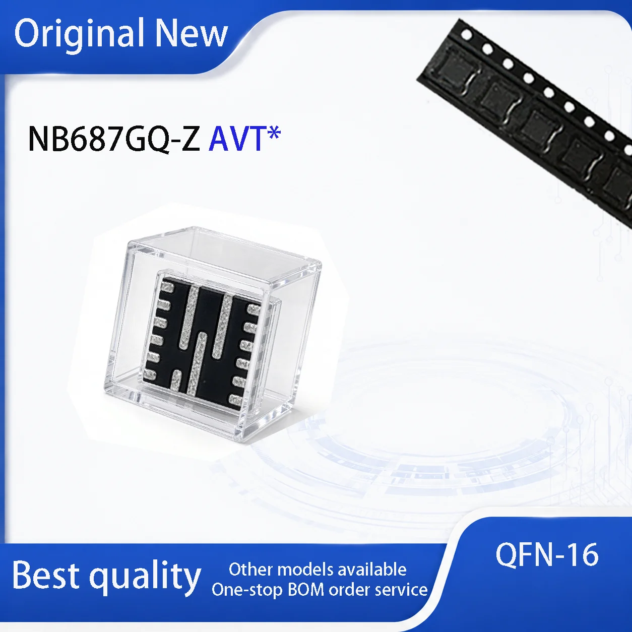 (5-30 PCS)NEW NB687GQ-Z NB687GQ Top Mark AVT* QFN IC Chip electronic