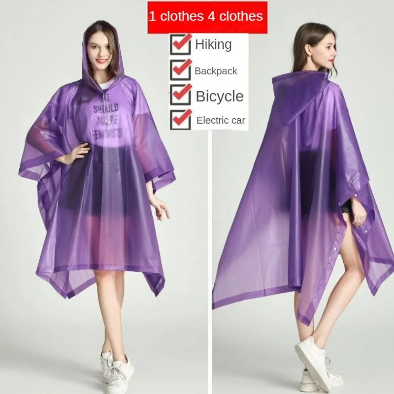 New Cloak Electric Car Raincoat Male and Female Adult Riding Raincoat Waterproof Poncho for Rain Coat Men's Rain Cover Women Man