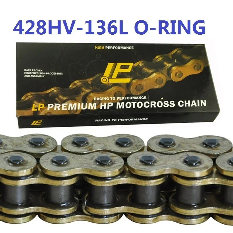 428 520 525 530 O-Ring X-Ring motorcycle drive chain contains a connector for YAMAHA HONDA SUZUKI KAWASAKI YZ YZF CRF CBR GSXR