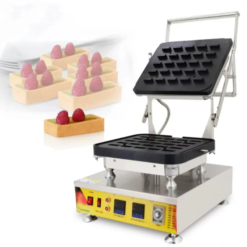 

Double Digital Egg Tart Machine Stainless Steel Snack Press Cone Machine