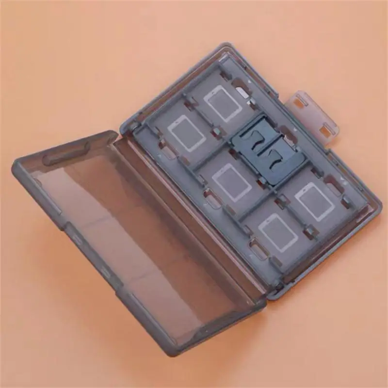 1 Uds. Para Nintendo/para Switch caja de Cassette de juego NS12 + 2 cajas de tarjetas caja de almacenamiento de Cassette caja de tarjetas Ns