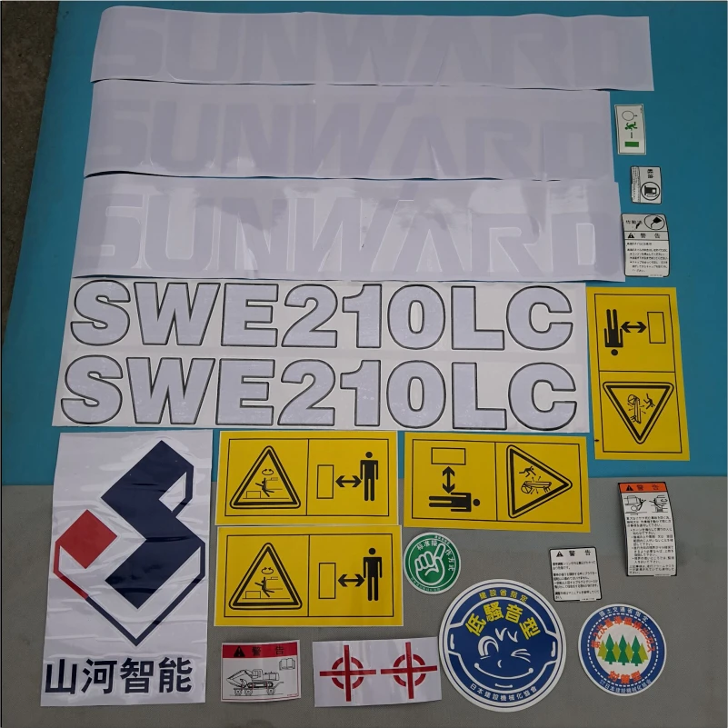 

For SWE150/200/210/230LC Brand New Whole Car Sticker Decal Car Sticker For Sunward Excavator Accessories