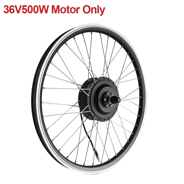 VINGVO Ensemble De Moteur De Moyeu 36V 500W Kit De Conversion De Roue