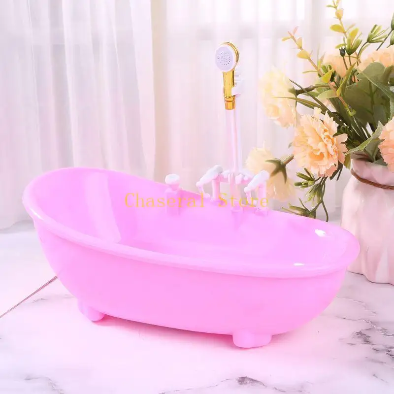 e7ce 1/6ドールハウスミニチュア電気浴槽家具バスルームアクセサリーキッズPR