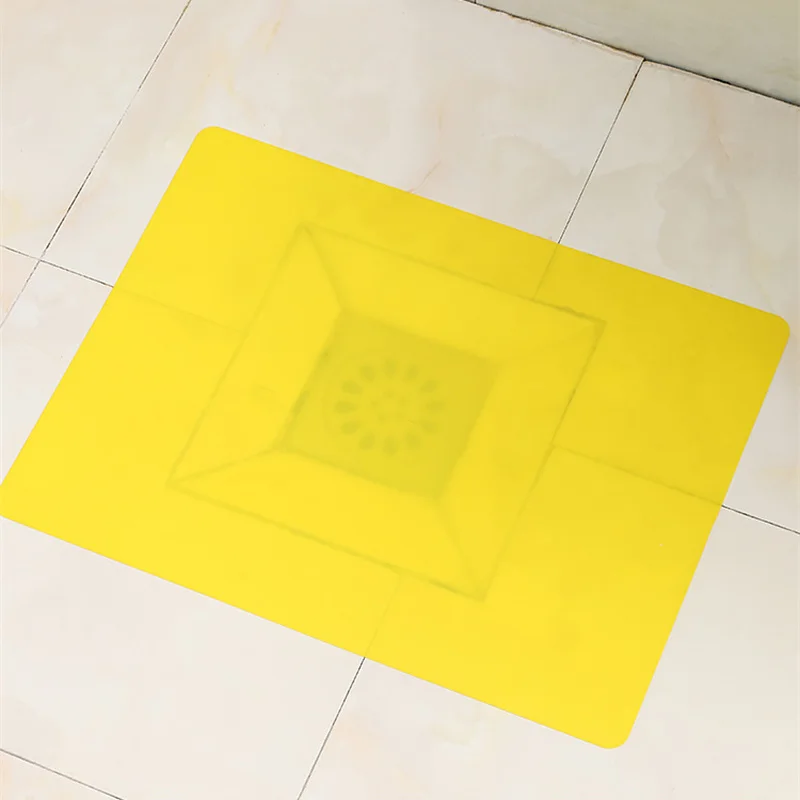 Silicone Floor Drainage Deodorant Pad Toilet Floor Drainage Pad Bathroom Deodorant Sewer Deodorant Drain Hair Catcher