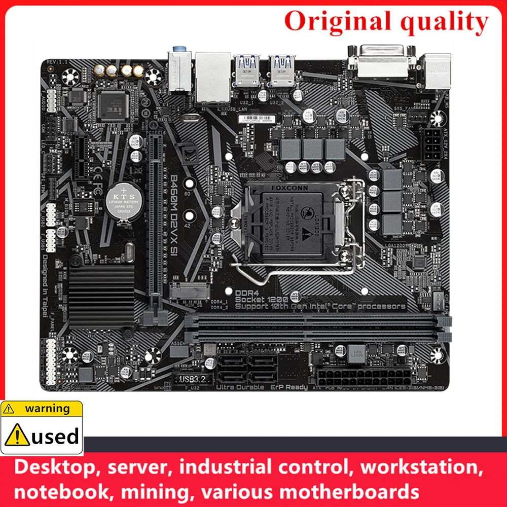 

For B460M D2VX SI Motherboards LGA 1200 DDR4 64GB M-ATX For Intel B460 Desktop Mainboard M.2 NVME SATA III