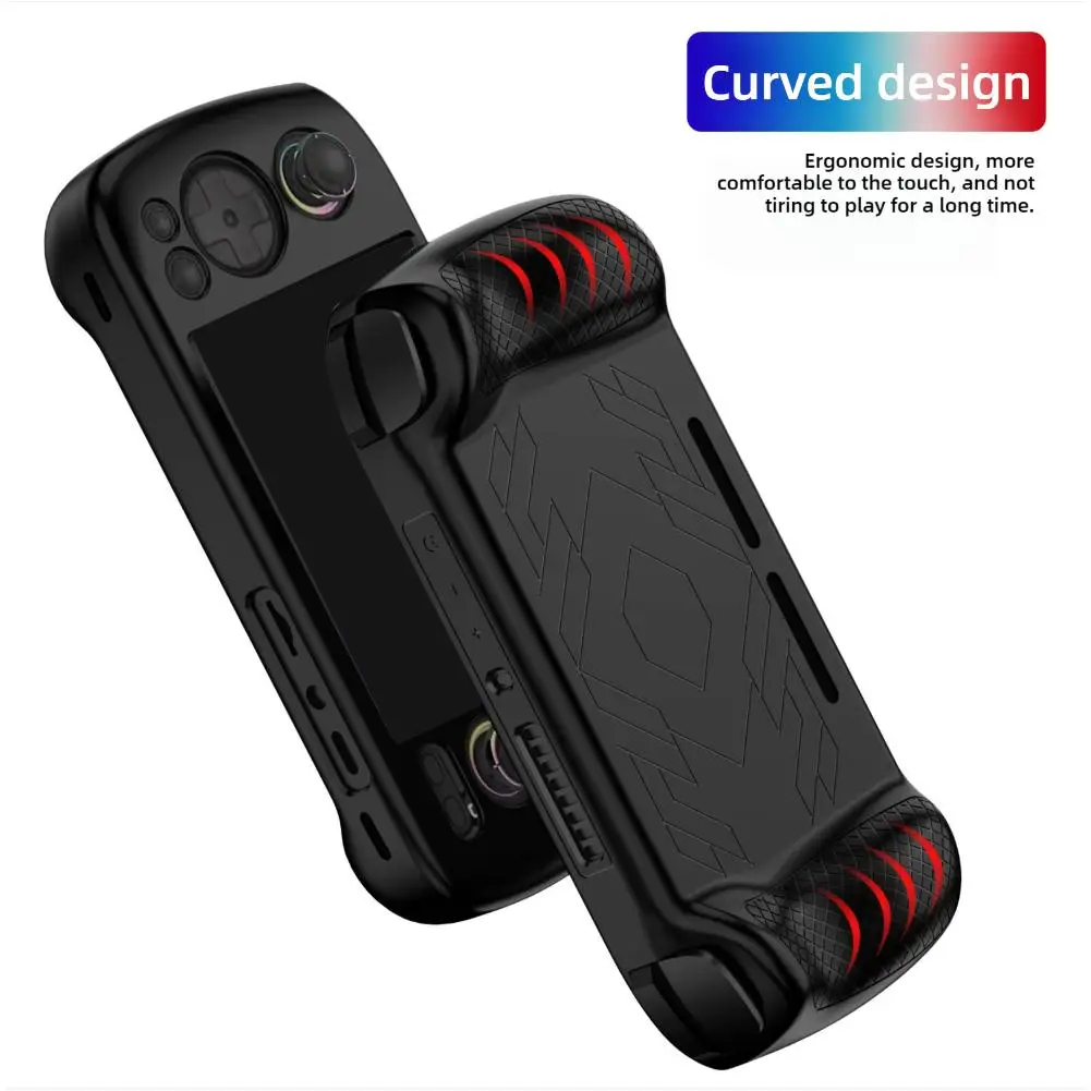 Silicone Protective Case For ANBERNIC RG 406H 360-degree Full Coverage Design Non-slip Anti-fall Dust-proof Game Handheld Shell