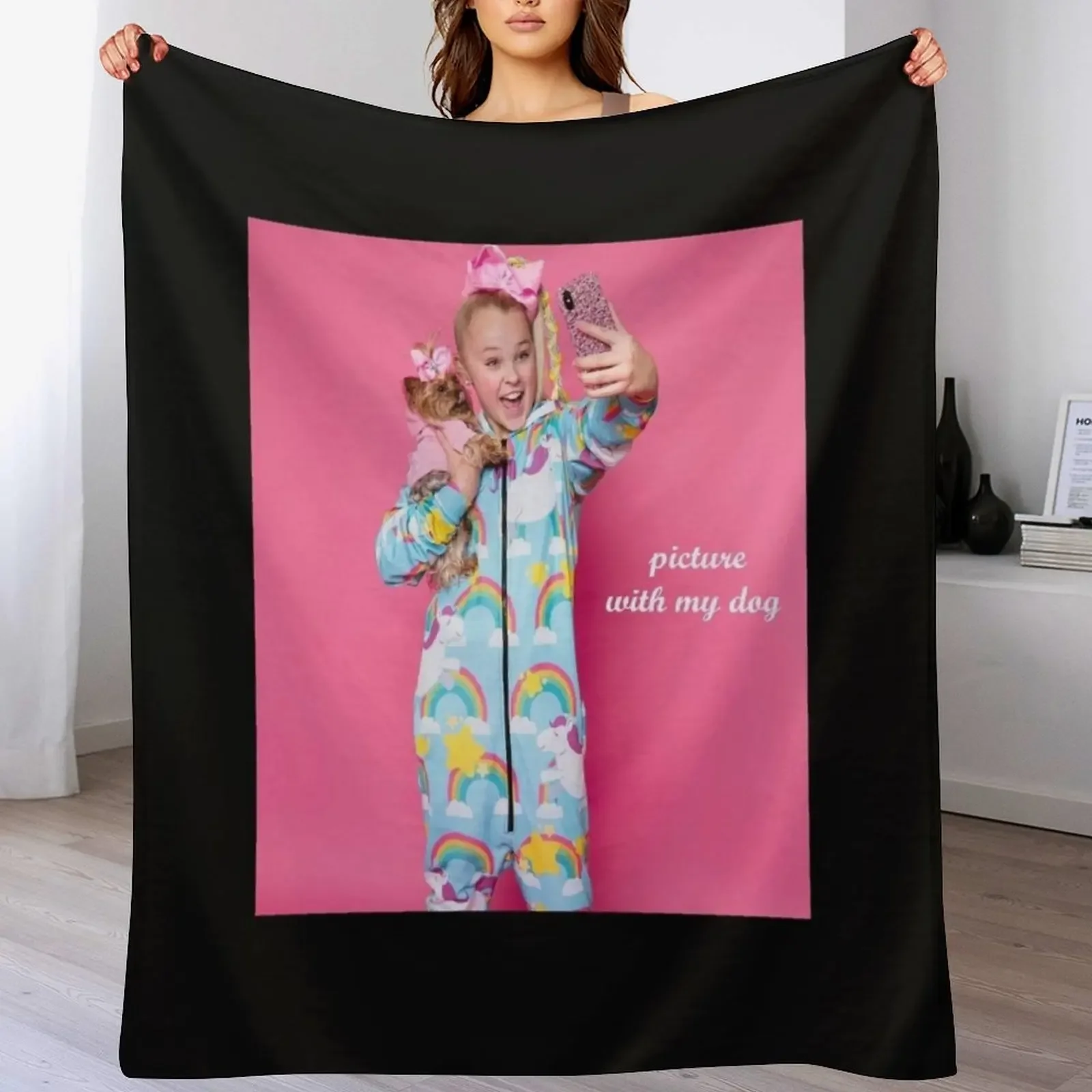 

Jojo Siwa Throw Blanket Travel heavy to sleep Loose Sleeping Bag Blankets