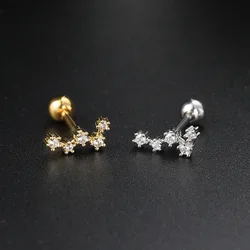 Piercing Constellation Earrings Women 1pc Daith Helix Body Jewelry Silver Color Cartilage Ear Accessories Conch Rook Tragus Lobe