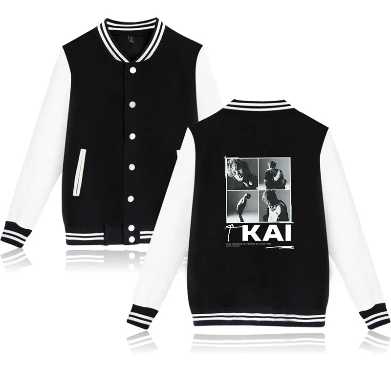 Kai Super baseball jacket coat hip hop men women hoodie sweatshirts pocket long sleeve male female hoodies jackets tops 4XL