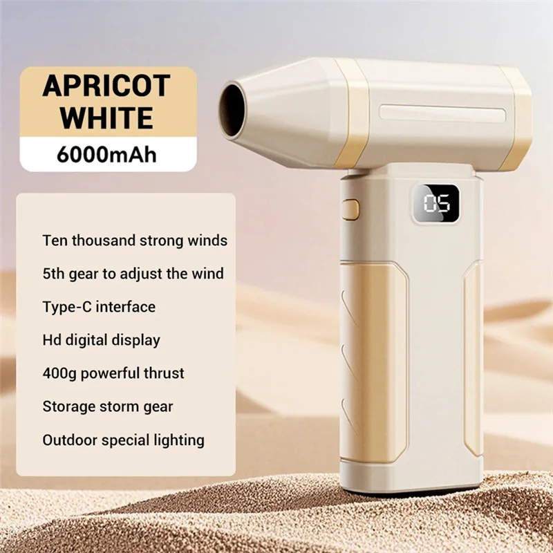 ABBO-รถพัดลมเป่าหิมะเครื่องเป่าลมแบบชาร์จไฟได้ 450000RPM การเผาไหม้แบบไม่มีแปรง-รองรับพัดลมขนาดเล็ก B