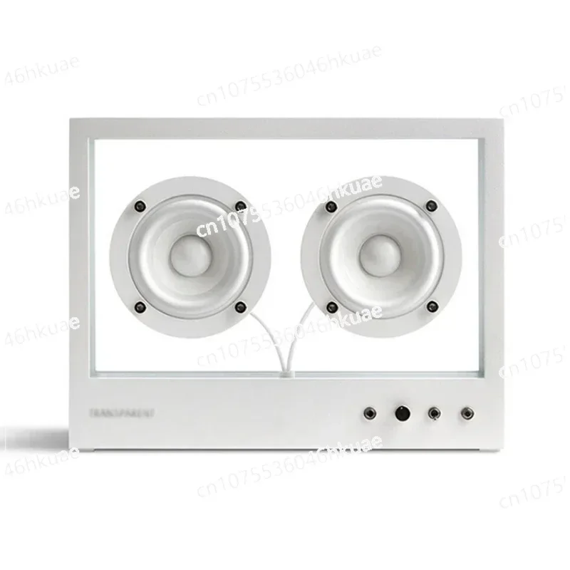 Subwoofer Speaker, Minimalist Light, Transparent Audio, Nordic Decorative Accessories