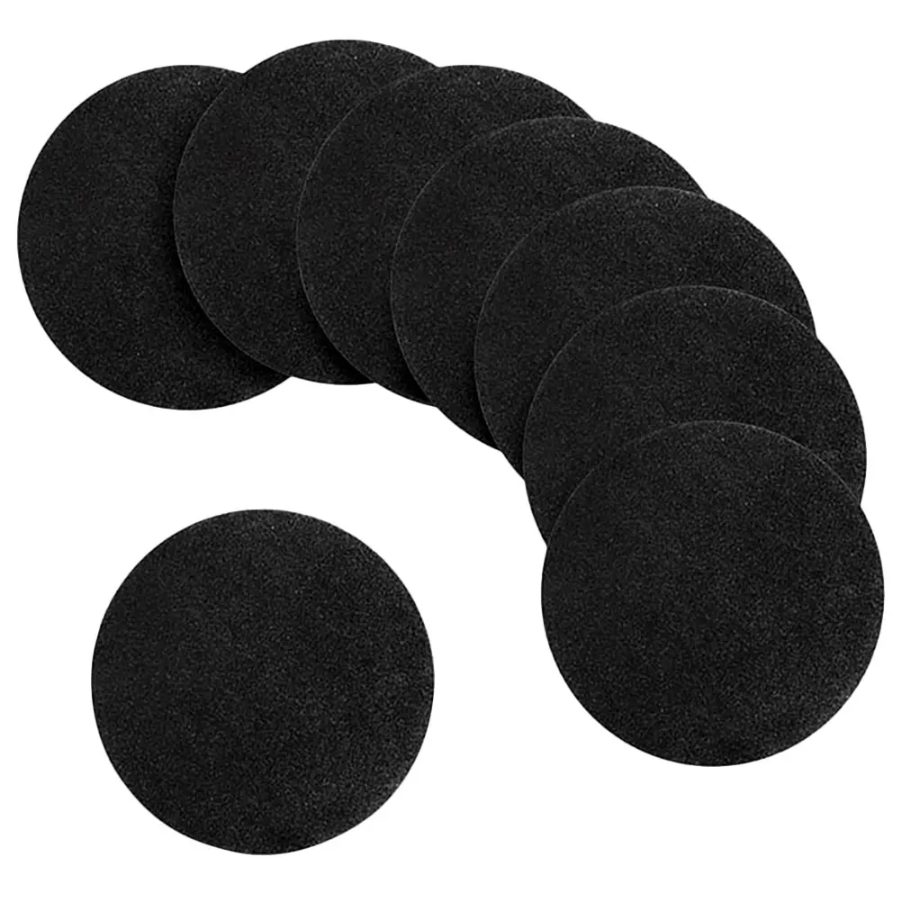 

8pcs Black Painting Cardboard 17cm Mandala Dot Set Durable Paper Projects Sketch Mandala Dotting Pads Rounds