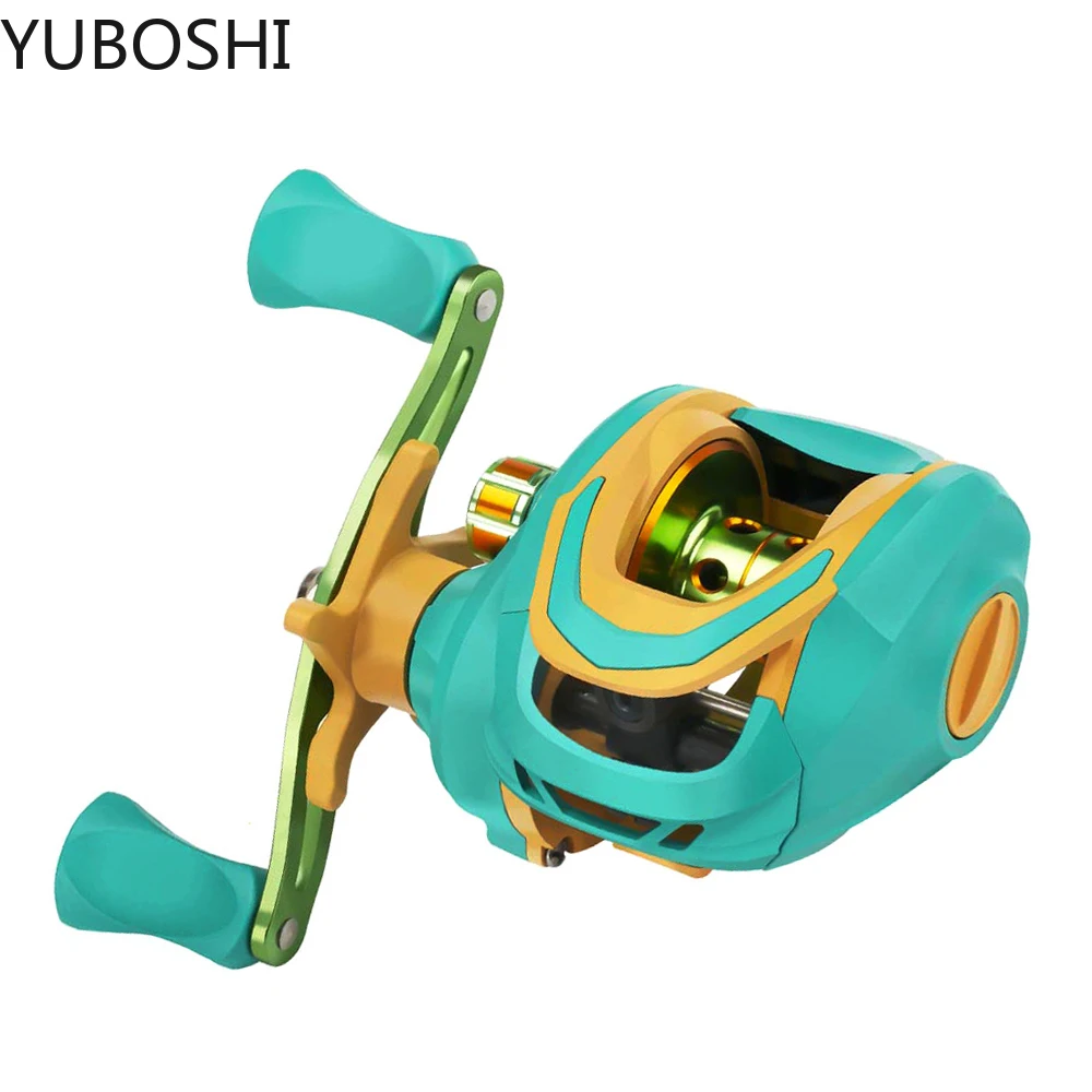 

YUBOSHI MA200 Series Aluminum Alloy Rocker Fishing Wheel 7.2:1 High Quality 3+1BB Ultra Light Baitcasting Fishing Reel