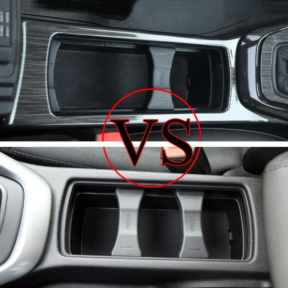 Car Water Cup Frame Sticker for Ford Focus 3 Focus3 MK3 2015 - 2018 LHD Center Console Decoration Cover Styling Accessories