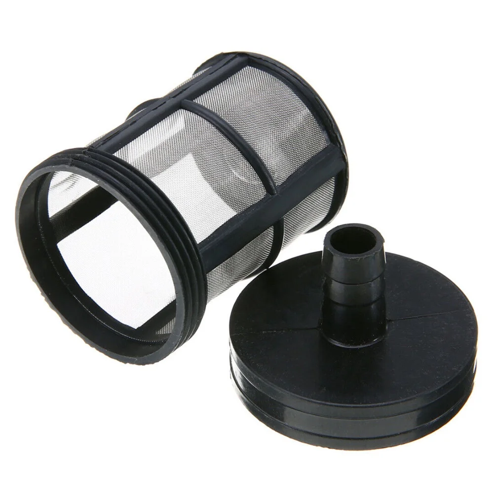 High Quality New Practical Suction Hose Filter Filters Silver&Black Suction Strainer Suction Strainer Filter 1pcs