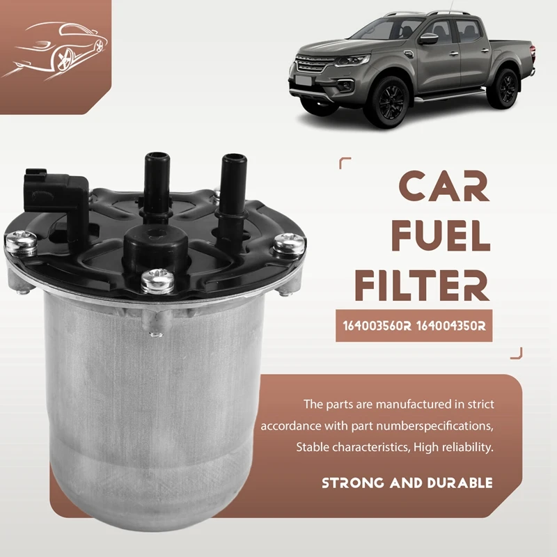 กรองน้ํามันเชื้อเพลิงเครื่องยนต์ 164003560 อาร์ 164004350 R สําหรับ Renault Master III สําหรับ Nissan Navara Pritsche