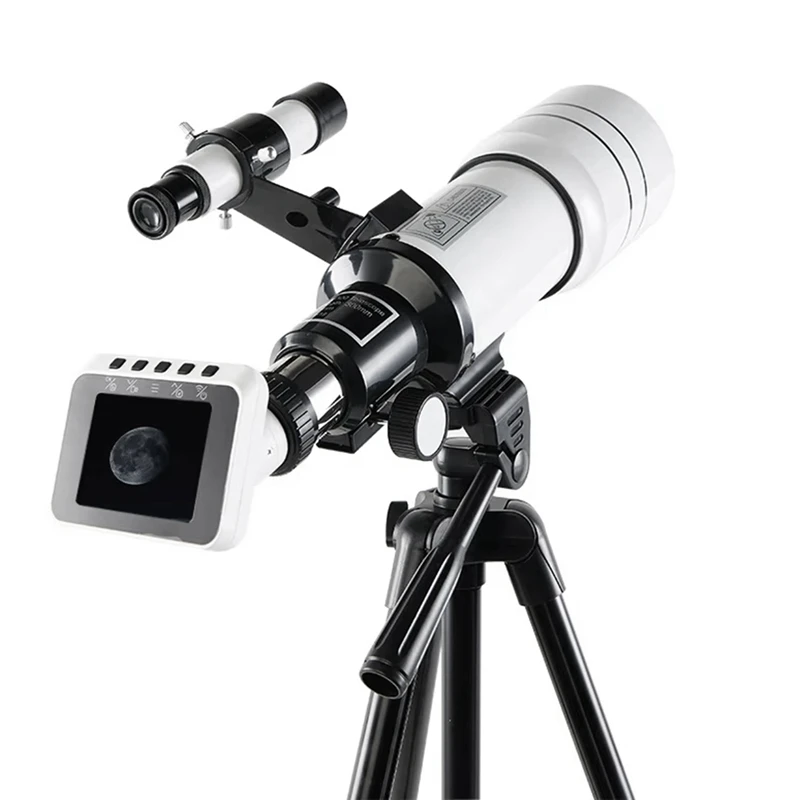 Telescopio astronómico profesional Monocular 70300, ocular electrónico de 70MM de gran apertura para observación de estrellas y aves