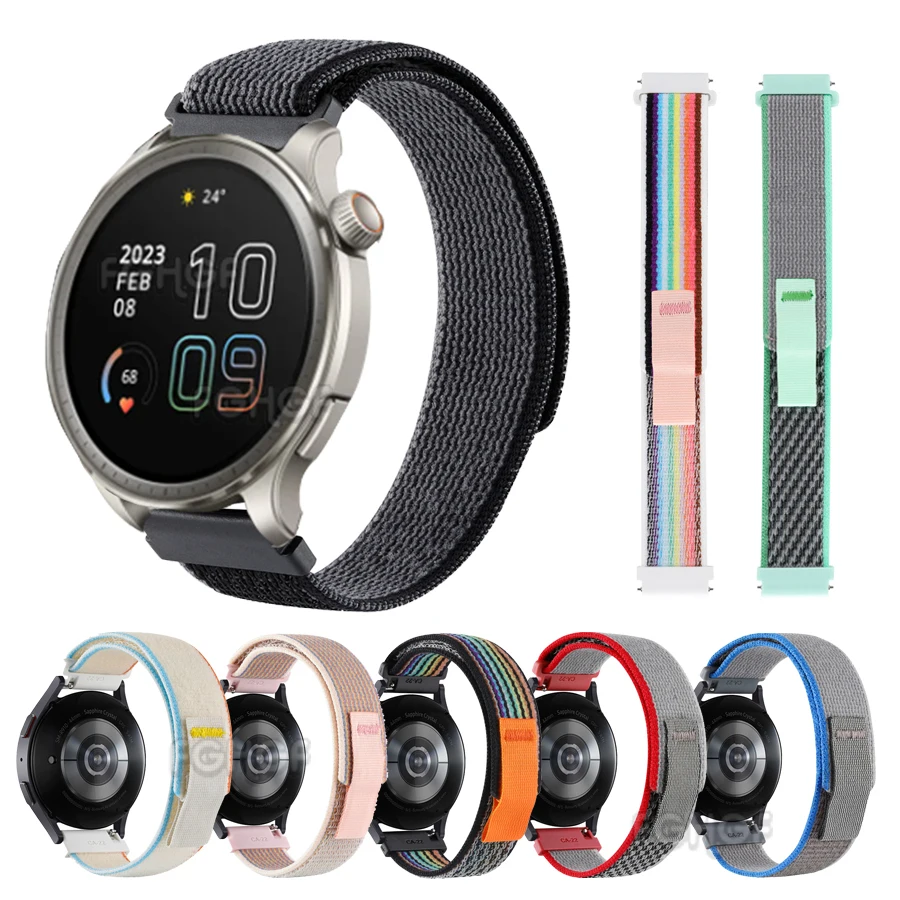 

Ремешок нейлоновый для смарт-часов Amazfit Balance, сменный Браслет Для Xiaomi Huami Amazfit Balance