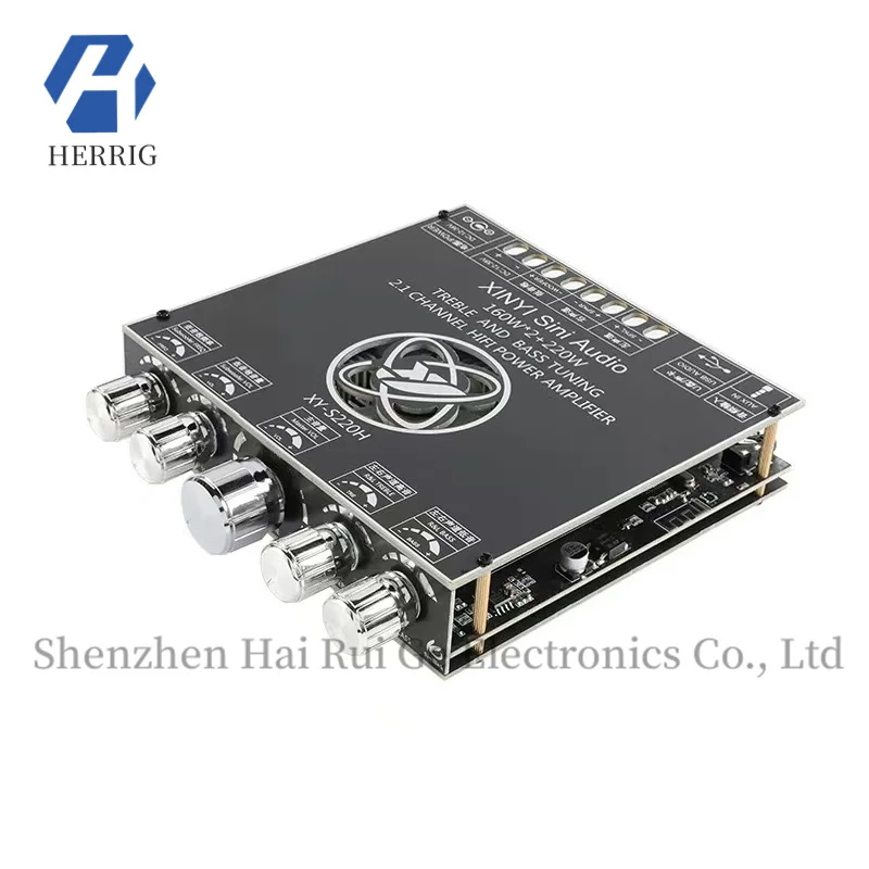 

Original XY-S220H 2.1-channel Bluetooth audio amplifier board module with high fidelity and high-quality sound, TDA7498E