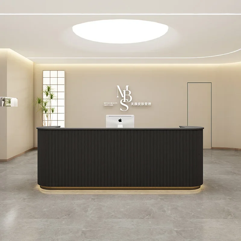 Beauty Salon Reception Desks Counter Bar Front Lectern Cashier Reception Desks Small Office Schreibtisch Furniture Counter