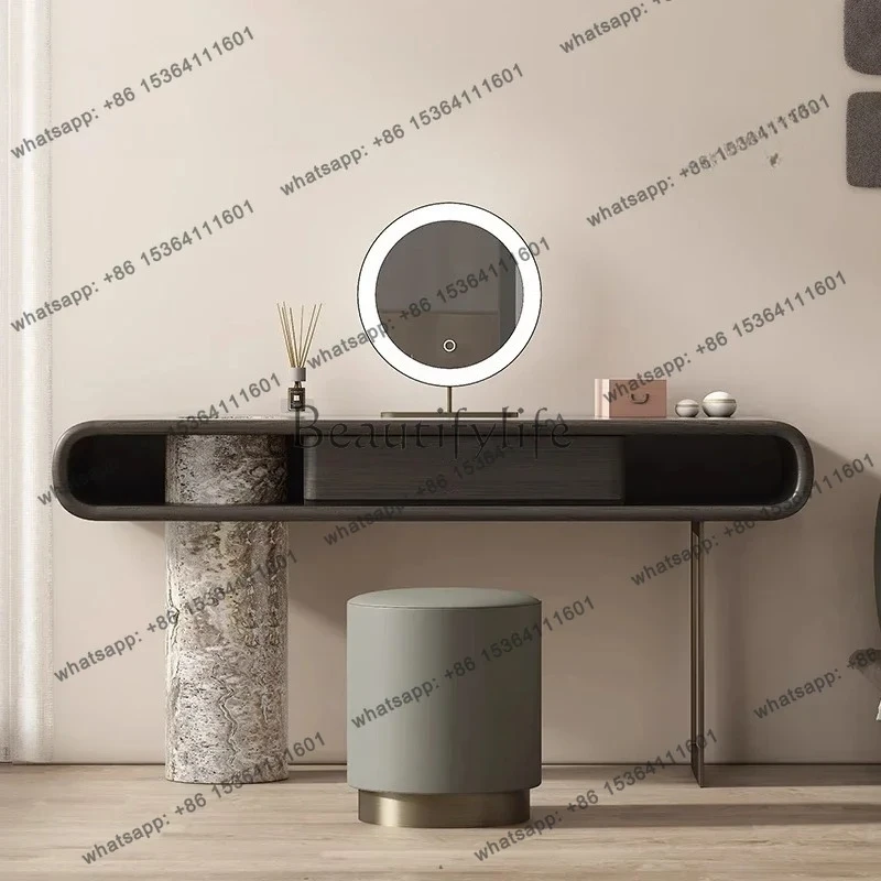 

Туалетный столик из натурального мрамора Современный минималистичный туалетный столик Итальянский минималистичный персонализированный туалетный столик для спальни