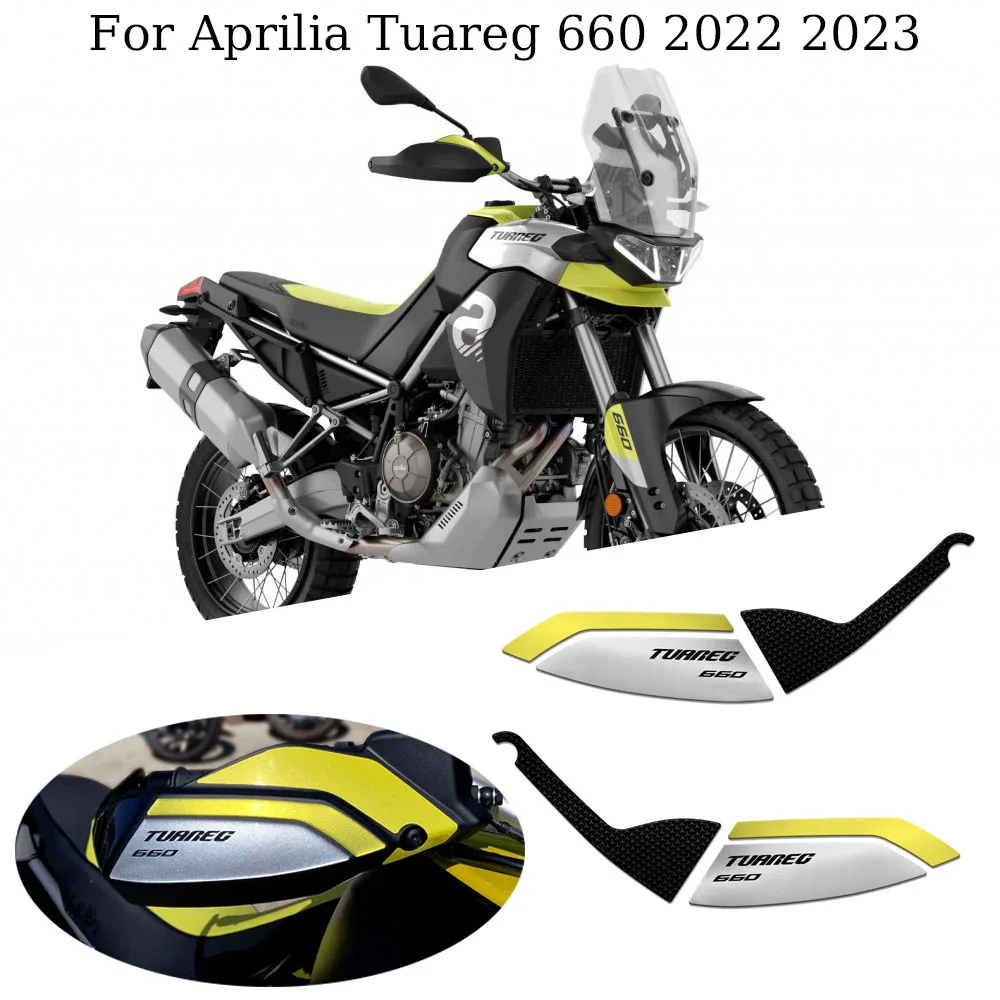 

TUAREG 660 Motorcycle 3D Sticker Protective Cover Hand Guard Bow Guard Sticker Protective Cover For Aprilia Tuareg 660 2022 2023