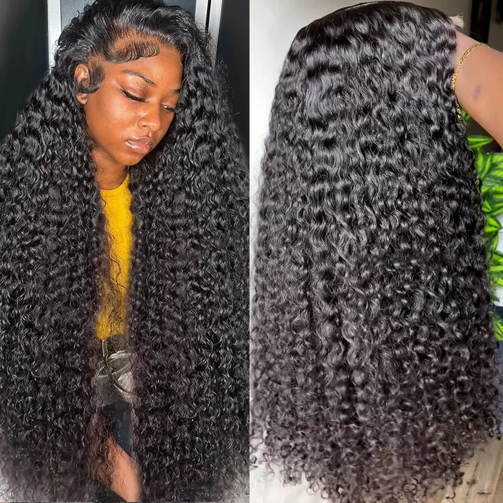 

Кудрявые парики 250% плотности, 13x6 HD Lace Front, 34 дюйма, с эффектом водной волны, из натуральных человеческих волос, предварительно выщипанные, Remy, бразильские волосы, парик Deep Wave 5x5