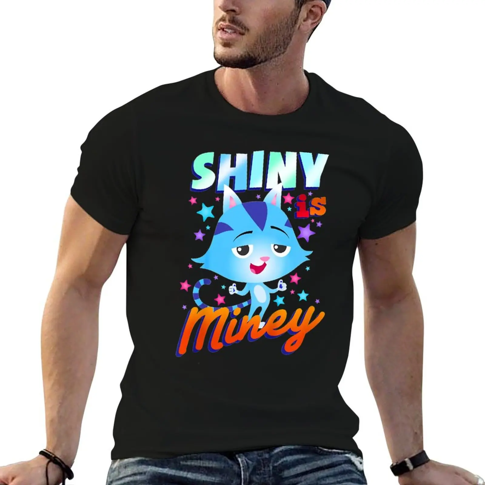 

Kids Gabby_s Dollhouse CatRat Shiny Is Miney T-Shirt funny t shirts man essential t shirt man t shirt summer T-Shirt