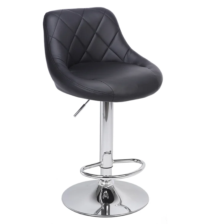 

Classic Simple Colors Multiple Choice Luxury Velvet Upholstered Chrome Base Adjustable Counter Bar Stool Swivel Bar Chair