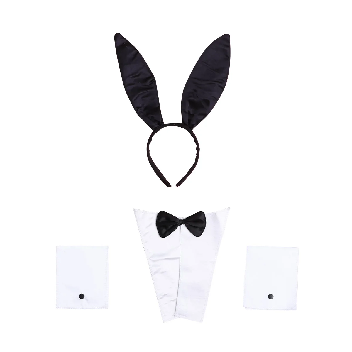 

Girl Rabbit Accessory Headband Necktie Wristband Soft Comfortable Party Up Fashion