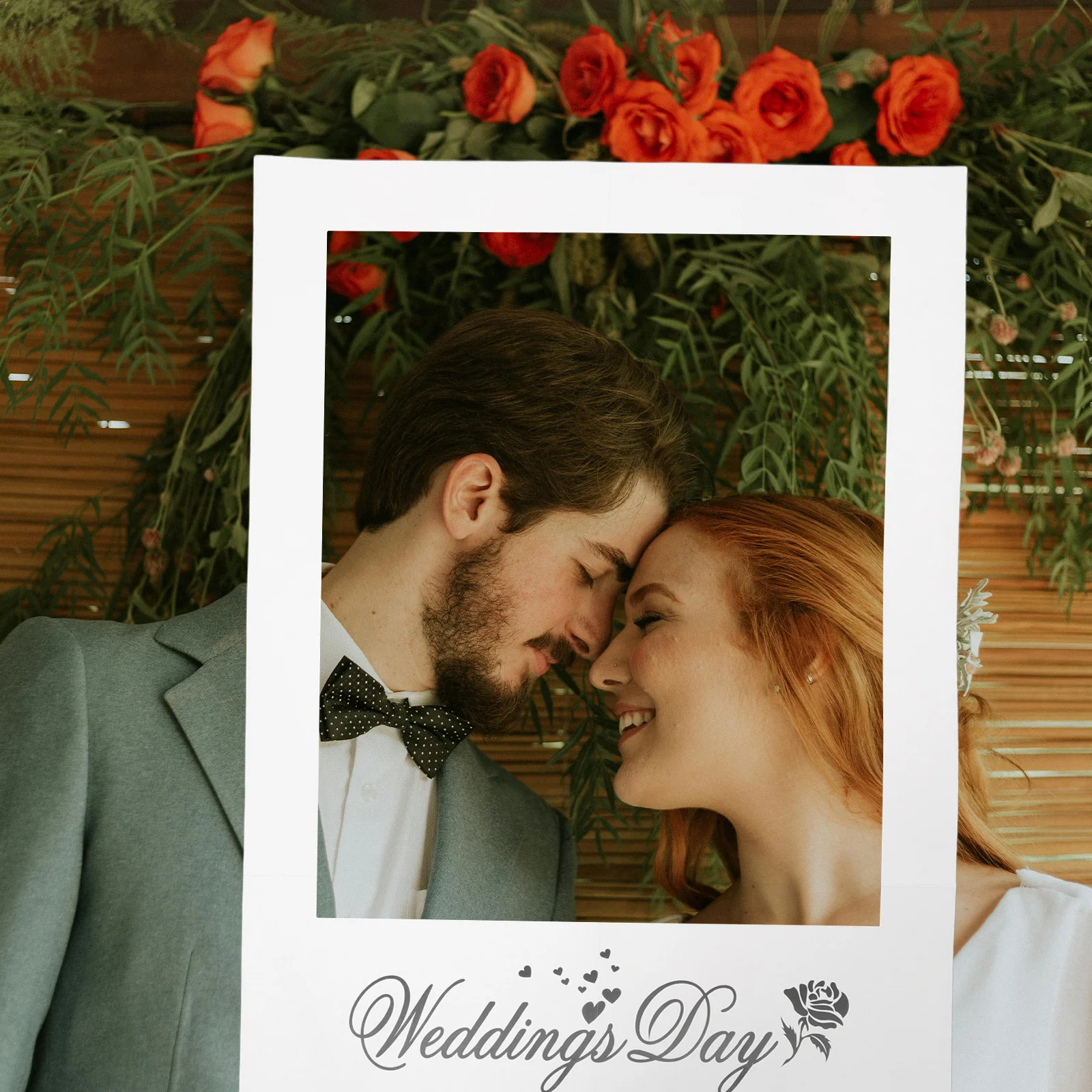 

Photo Prop Frame White Paper Picture Frame Prop For Wedding Party Costume Ball Creative Diy Photography Accessory