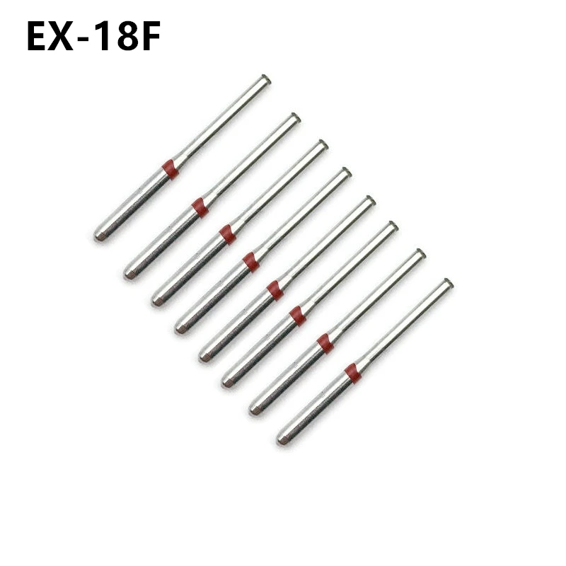 

10pcs/set Dental Diamond Burs Drill Polishing Smoothing Whitening Product For High Speed Handpiece EX-18F