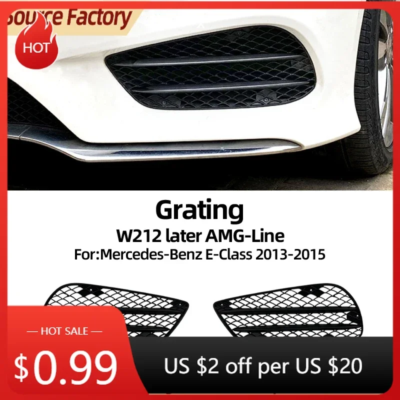 

Бамперы для Mercedes Benz E-Class W212 Later AMG Line 2013-2015, решетка переднего бампера, автомобильная наклейка, детали для внешней модификации Ac