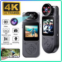 8-128GB 4K HD WiFi Mini Camera Portable Digital Video Recorder Back Clip Police Body Cam IR Night Vision Sports DV DVR Camcorder
