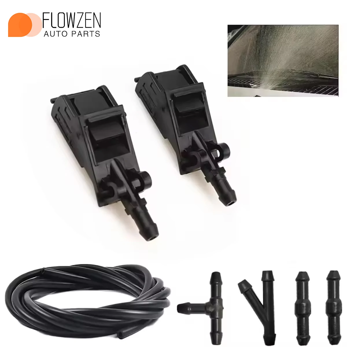 

Форсунка омывателя заднего лобового стекла 6E0955985 6E0955985A 6E0955985B для Volkswagen Golf MK4 Polo Touareg Passat B5 Eurovan T4 T5