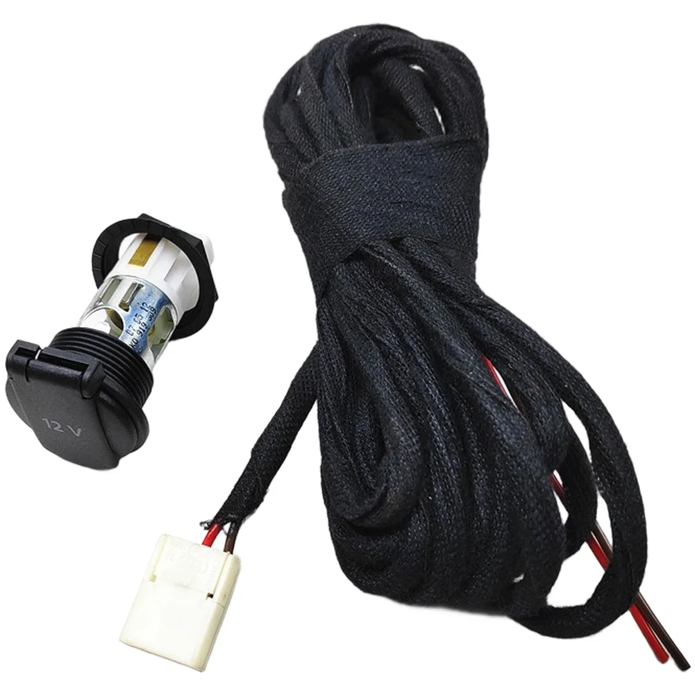 12V Car Power Outlet Adapter 5M Long Cable Multi-Vehicle Charging Socket Car Electronics Accessories